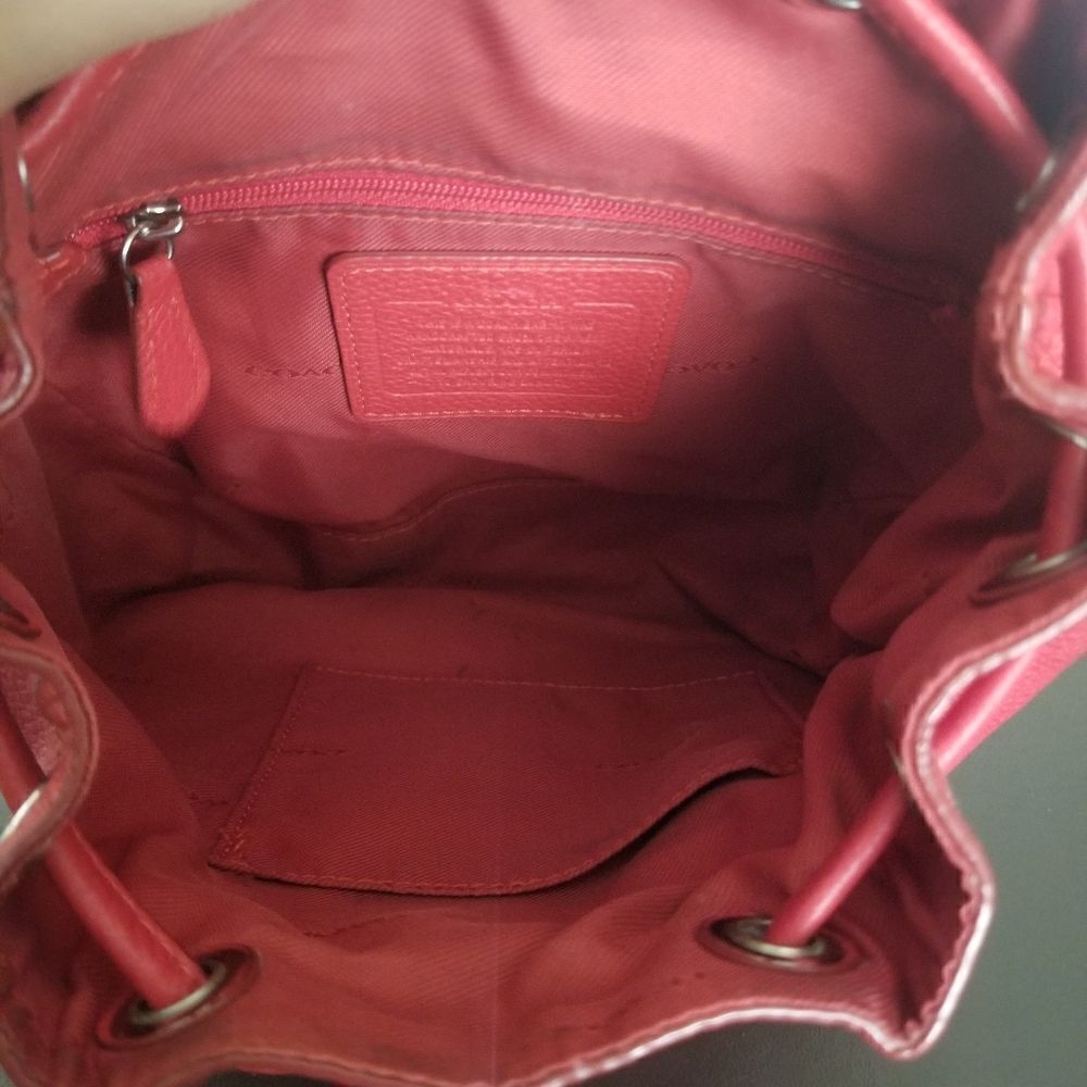 Coach Mini Leather Backpack - Picture 9 of 9